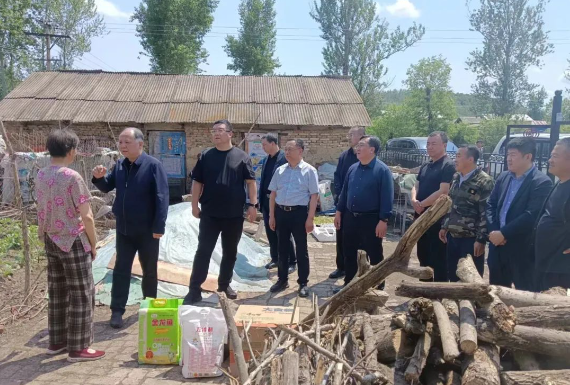 yl6809永利皇宫党委书记、董事长孙明带队 深入万发村调研指导乡村振兴工作