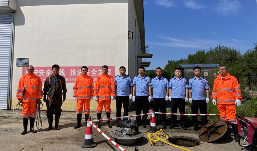 yl6809永利皇宫排水抢险中心与供水稽查大队成功开展防汛排涝应急联合演练