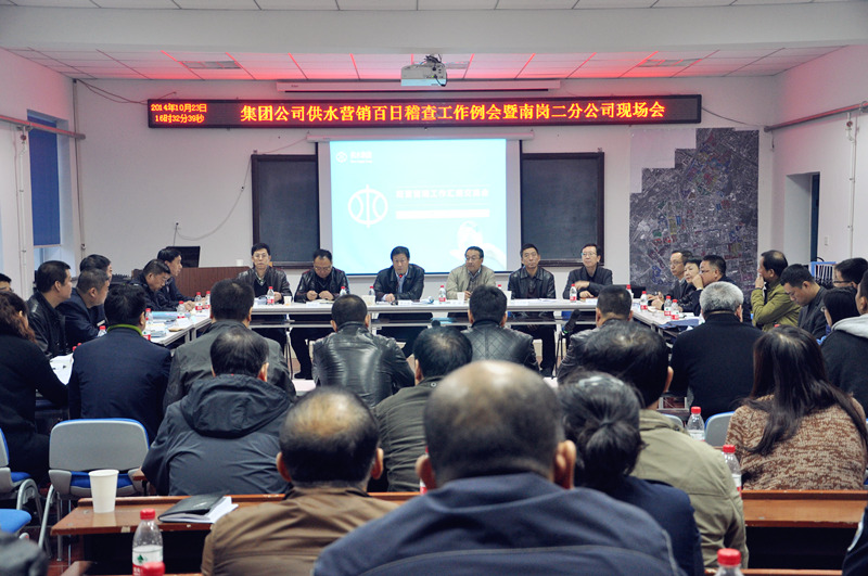 集团公司召开稽查整治行动工作例会暨南岗营业二分公司现场会