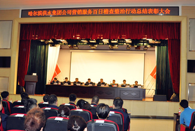 供水集团公司召开稽查整治行动总结表彰大会