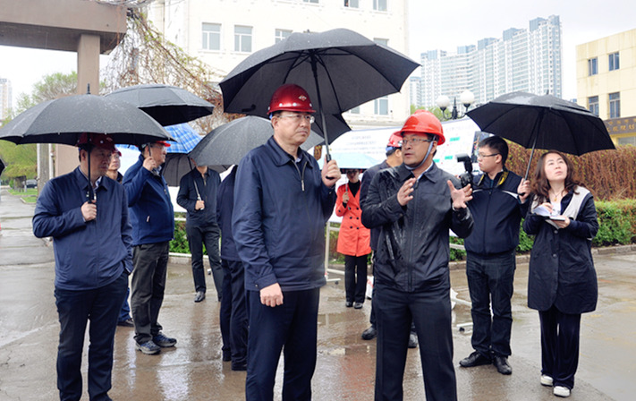 市委书记陈海波视察松花江水源供水工程