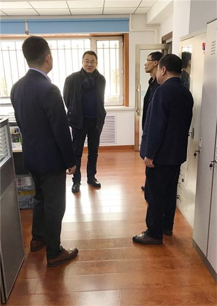 刘晗总经理到二次供水分公司检查指导工作