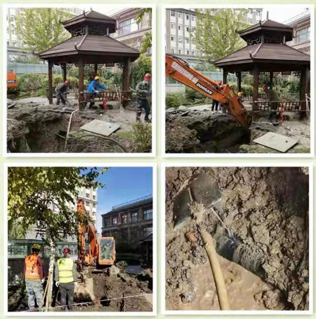 平房供水分公司抢险刻不容  确保国庆节期间百姓供水安全